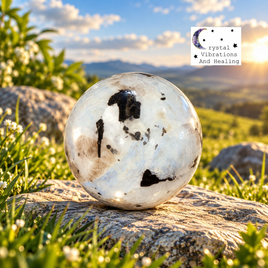 Rainbow Moonstone Sphere