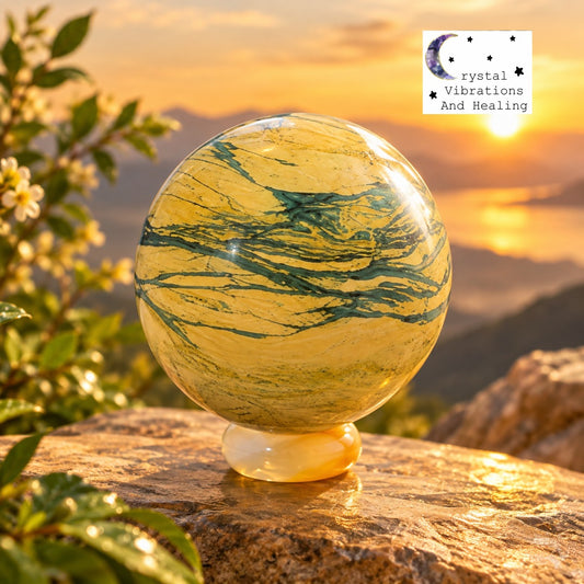 Yellow Unakite Sphere