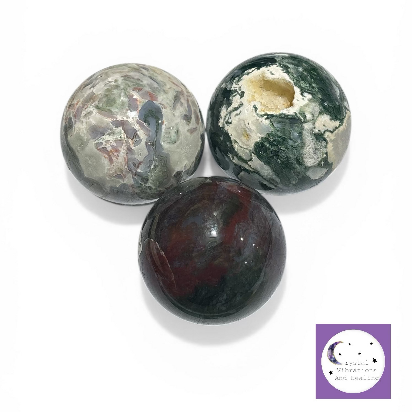 Moss Agate Sphere