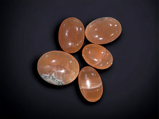 Honey Calcite, Golden Calcite Palm Stone