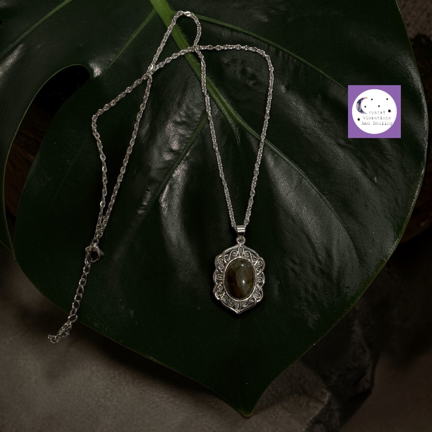 Victorian Labradorite Pendant