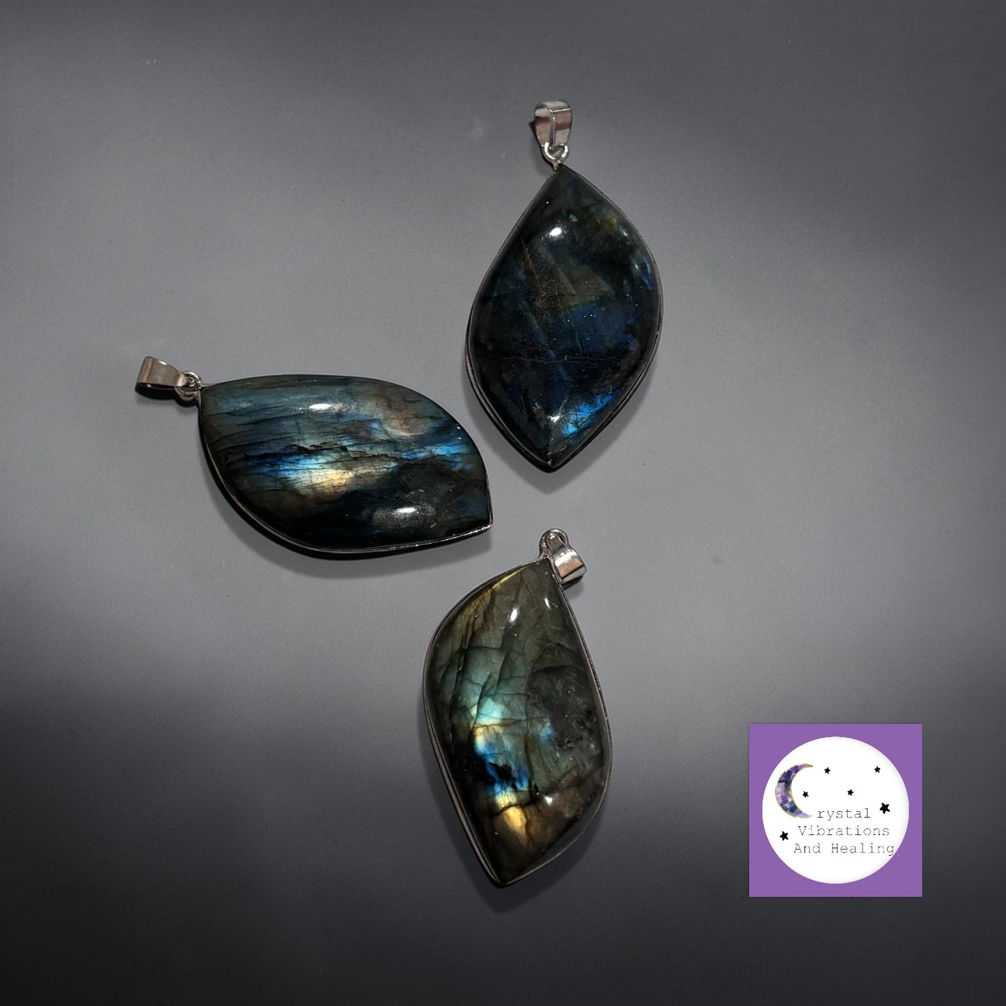 Labradorite Freeform Pendant