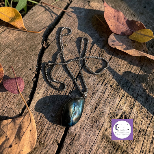 Labradorite Freeform Pendant