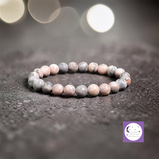 Pink Zebra Jasper Bracelet *