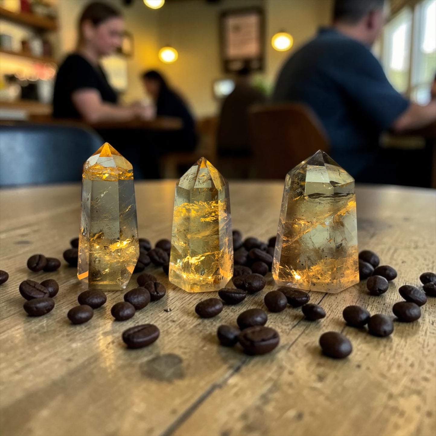 Smokey Citrine Tower Obelisk Point **