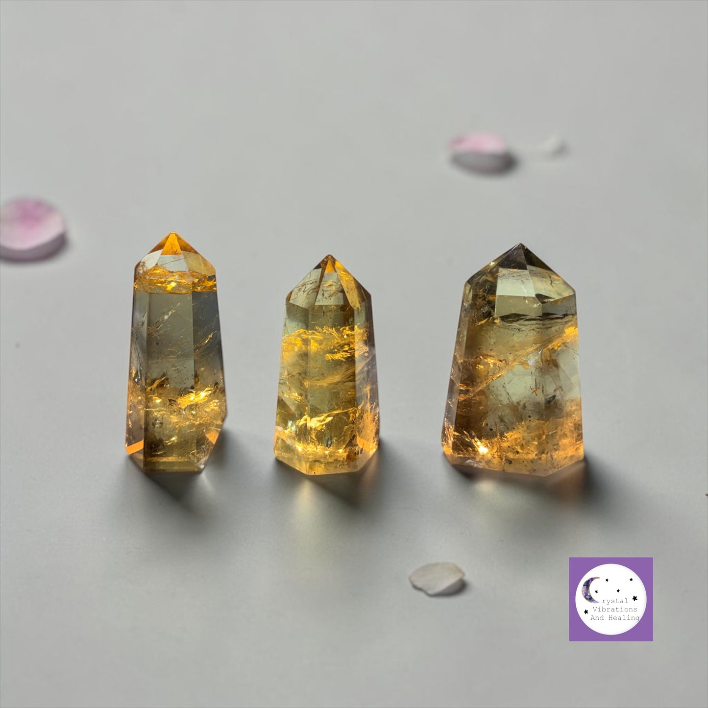 Smokey Citrine Tower Obelisk Point **
