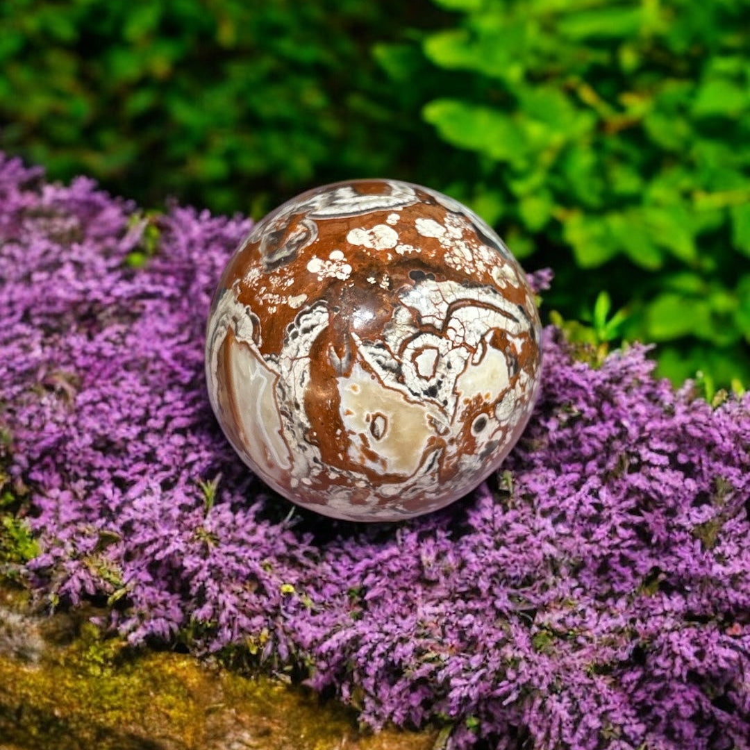 Money Agate Sphere