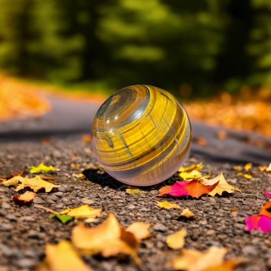 Yellow Tiger Eye Sphere
