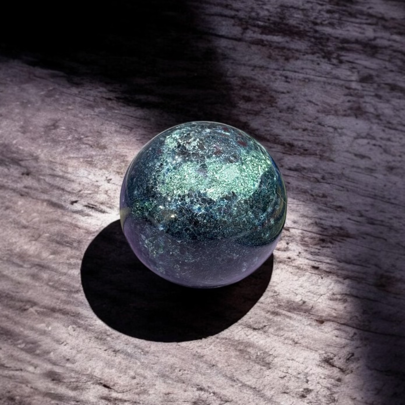 Ruby Kyanite Sphere