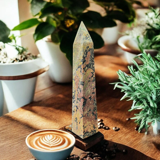 LEOPARD SKIN JASPER TOWER *