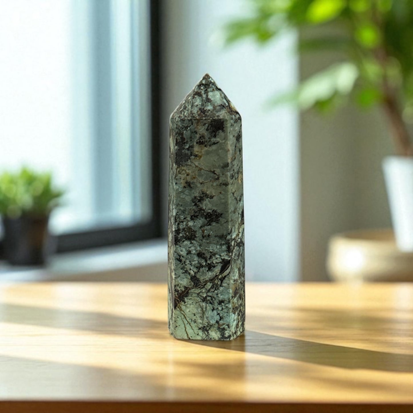 African Turquoise Obelisk Tower Point