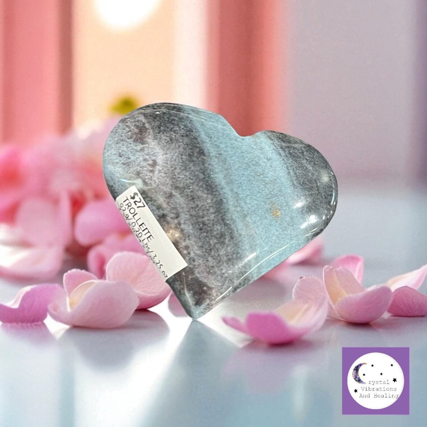 Trolleite Heart Carving **