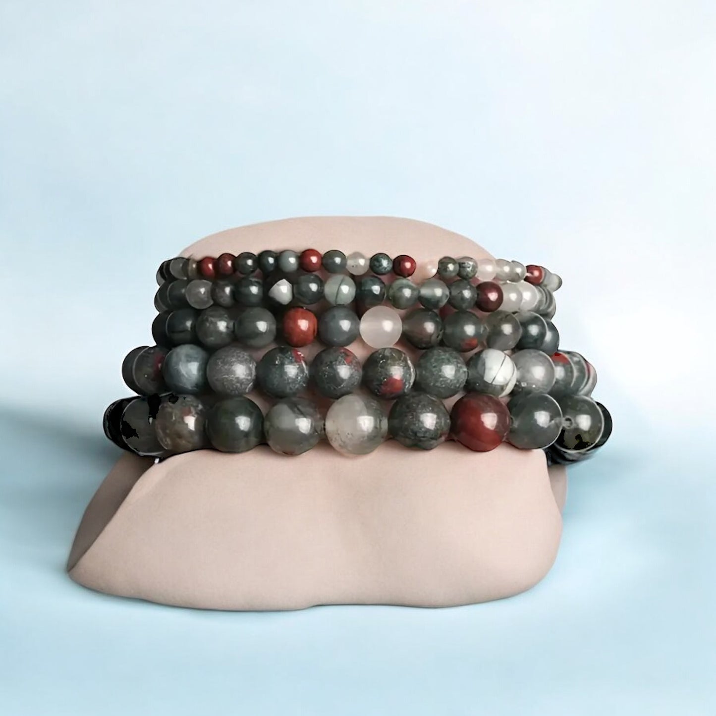 African Bloodstone, Heliotrope Bracelet