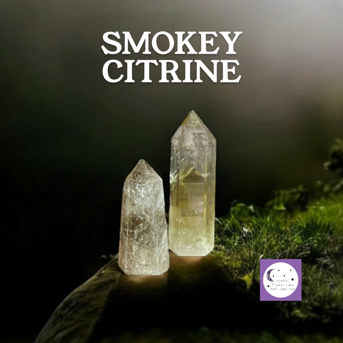 Smokey Citrine Tower Obelisk Point **