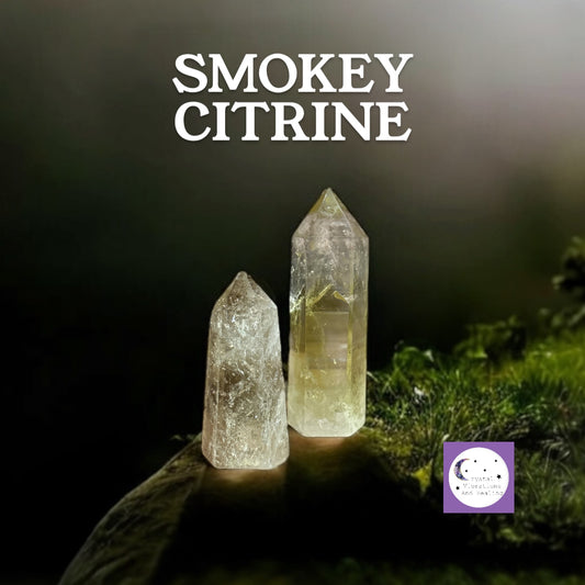 Smokey Citrine Tower Obelisk Point **