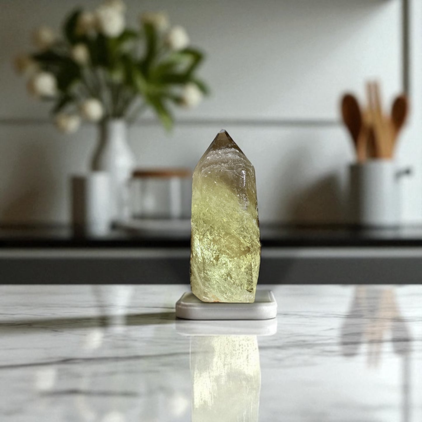 Smokey Citrine Tower Obelisk Point **