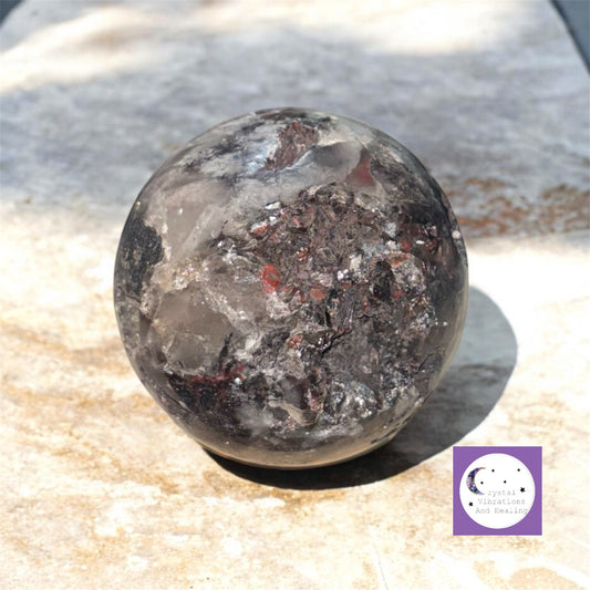 Specularite and Hematite Sphere ** UPDATE -