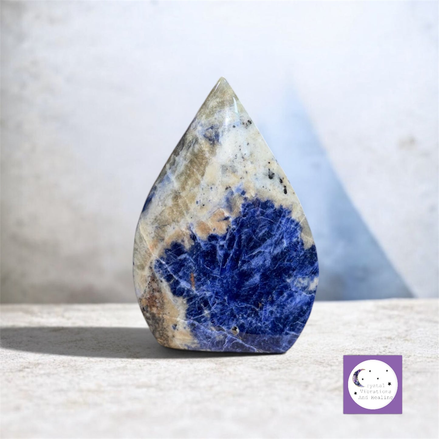 Blue Sodalite Teardrop Flame *