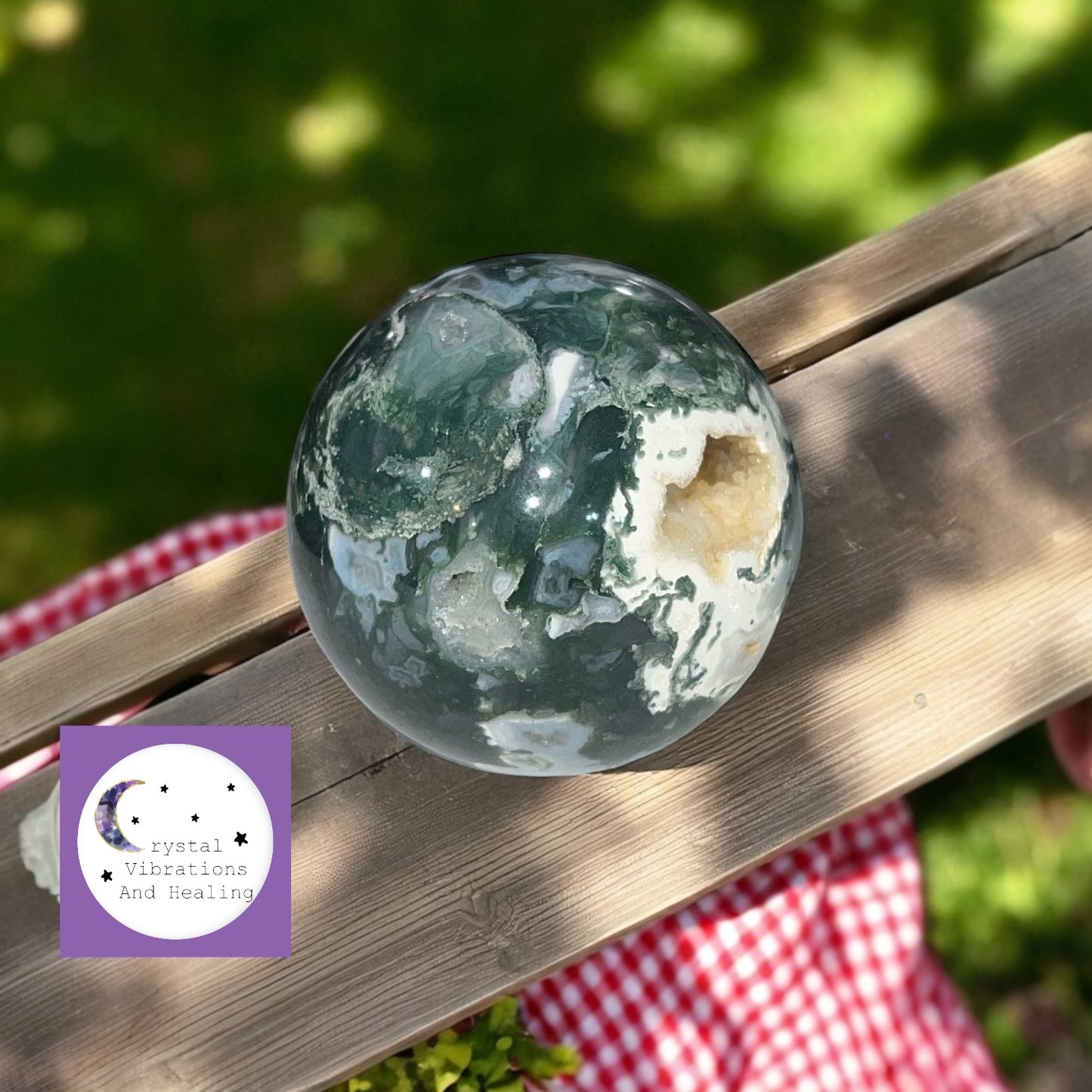 Moss Agate Sphere