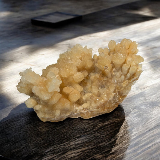 Yunnan Province Creamy Calcite Cave Flower Stalactite Specimen