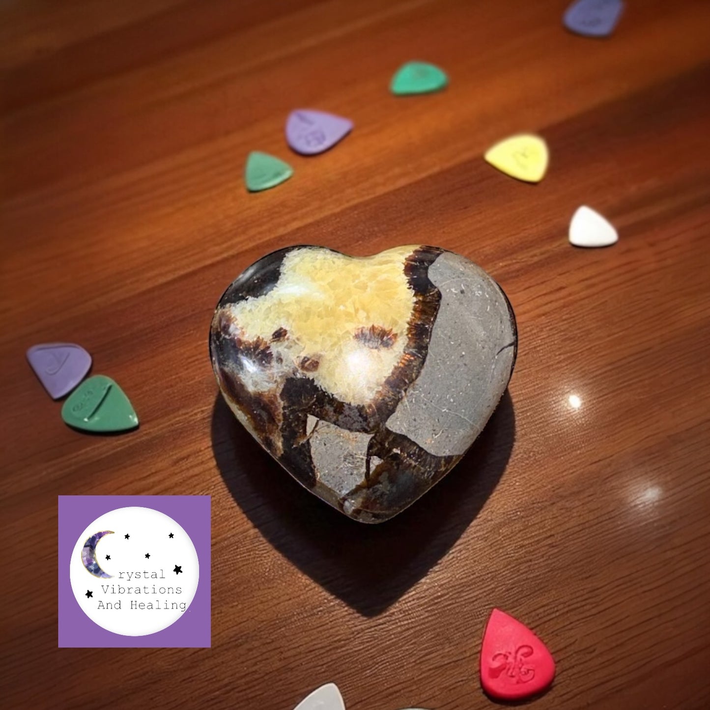 Septarian Heart Carving *