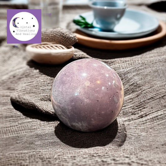 Lepidolite Sphere