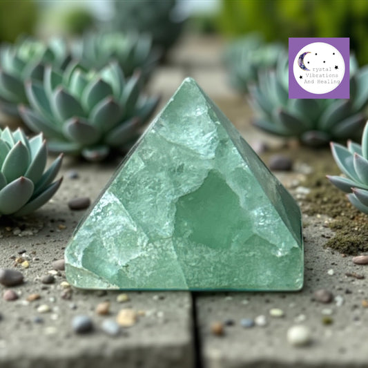 Green Fluorite Pyramid *