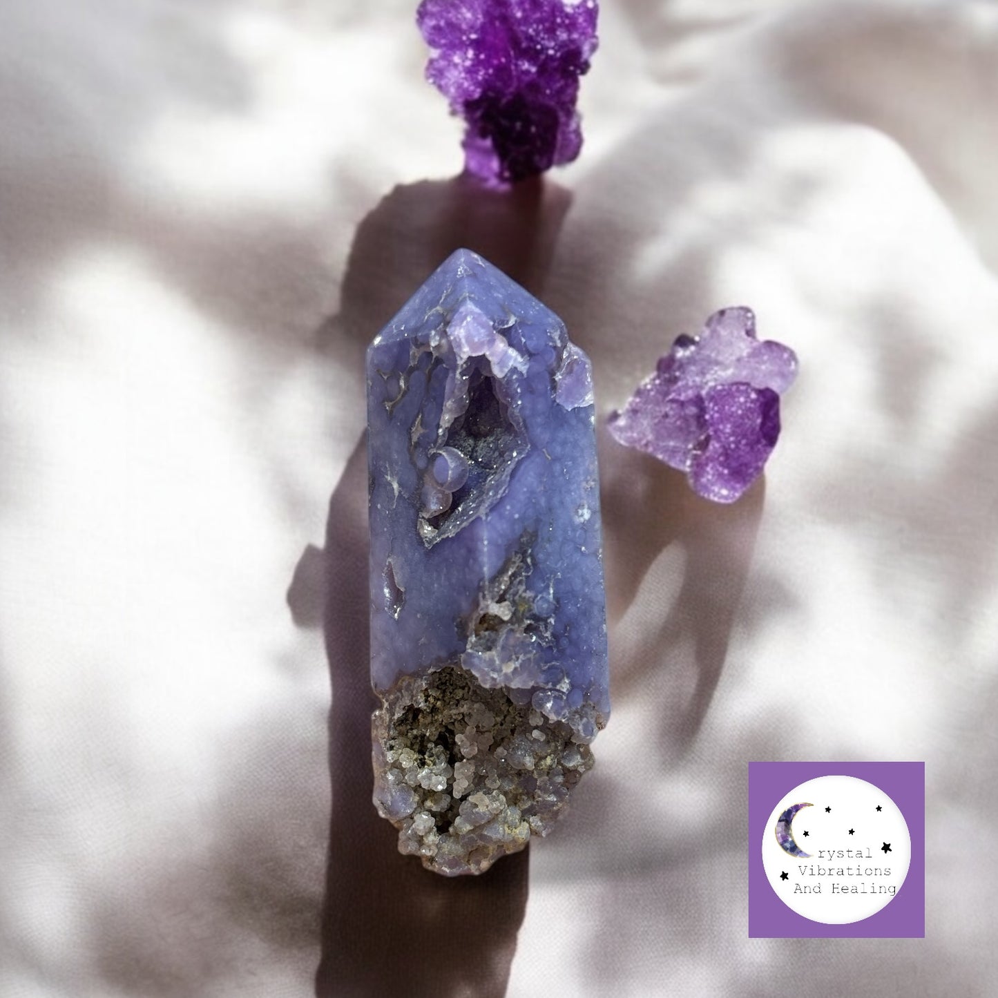 Grape Agate Tower Obelisk Point Specimen *