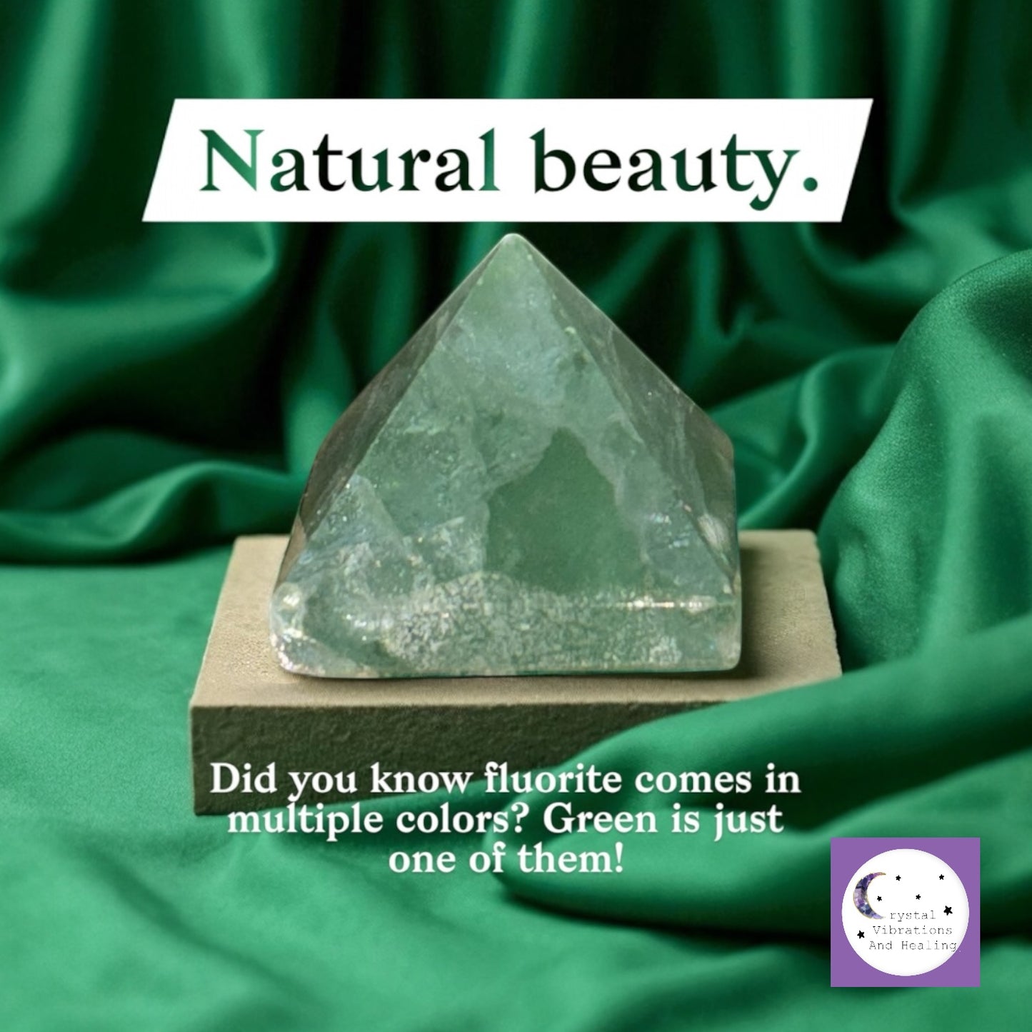 Green Fluorite Pyramid *