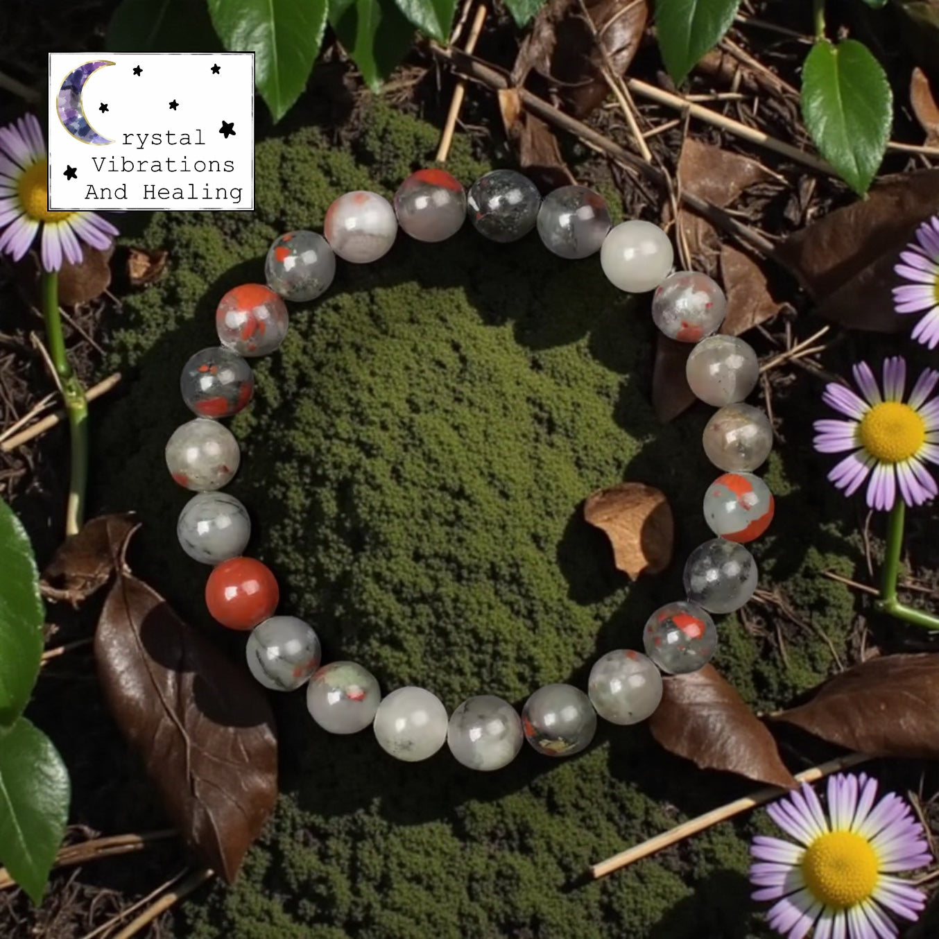 African Bloodstone, Heliotrope Bracelet