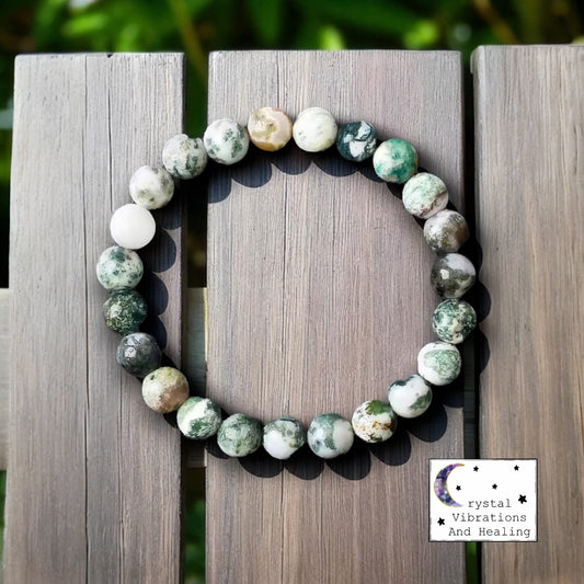 Tree Agate Bracelet