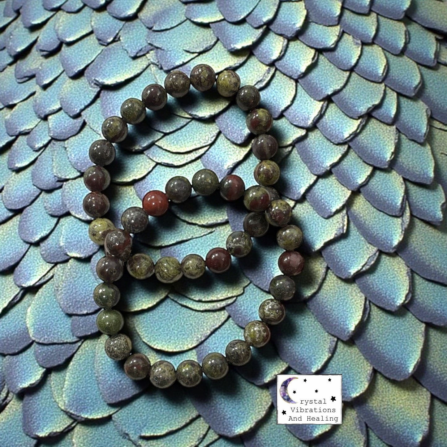 Dragon Bloodstone Jasper Bracelet *