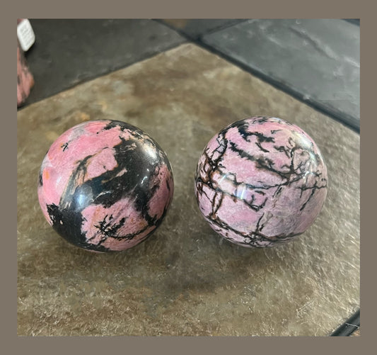 Rhodonite Sphere