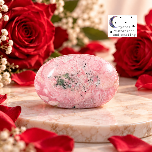 Peruvian Rhodonite Palm Stone **