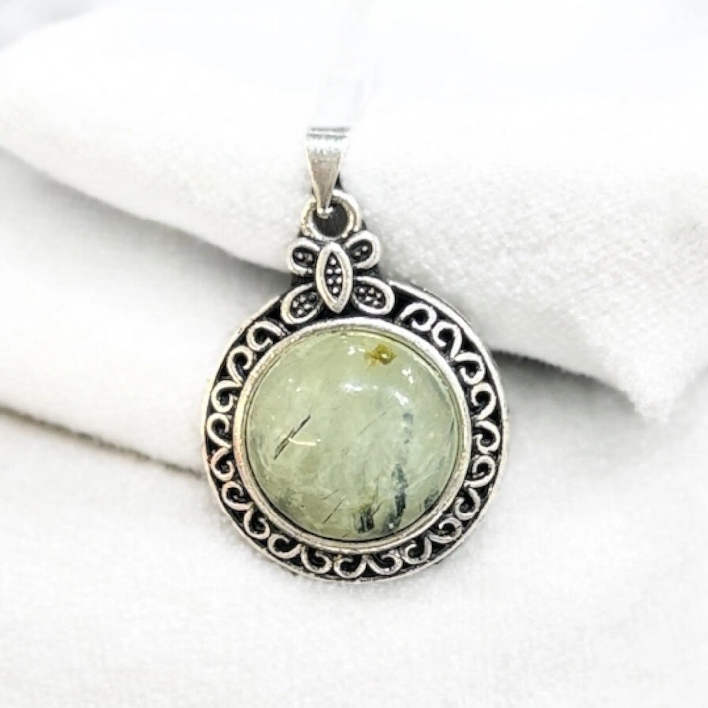 * Prehnite Pendant - Image #1