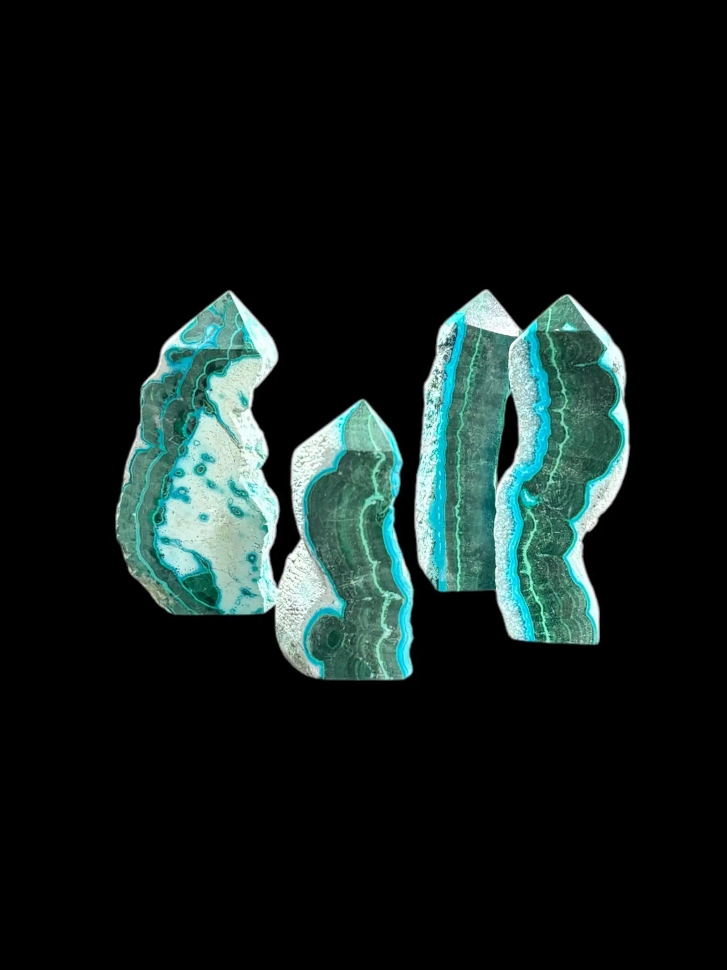 Chrysocolla Freeform Specimen Slice - Image #2