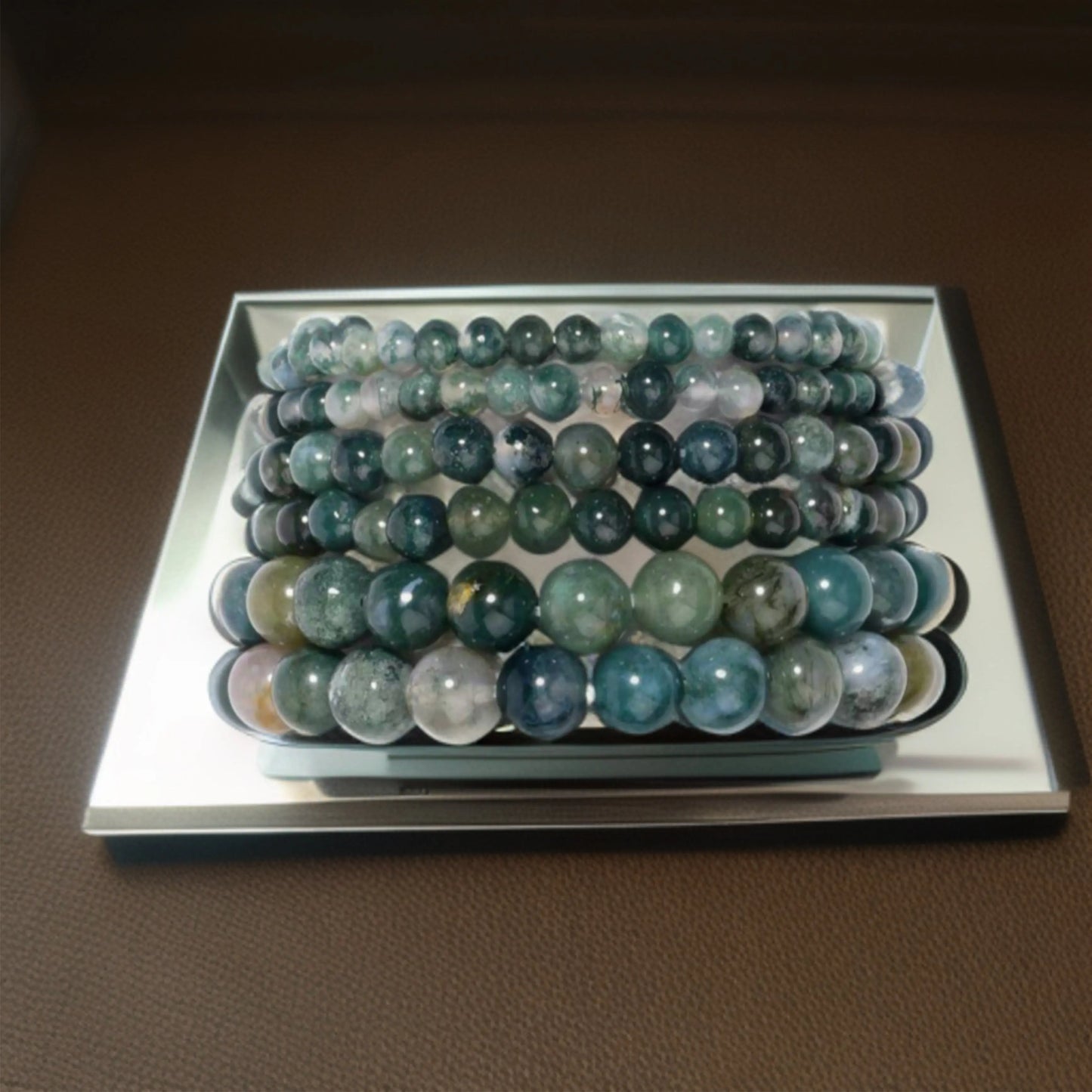 Moss Agate Bracelet - Image #2