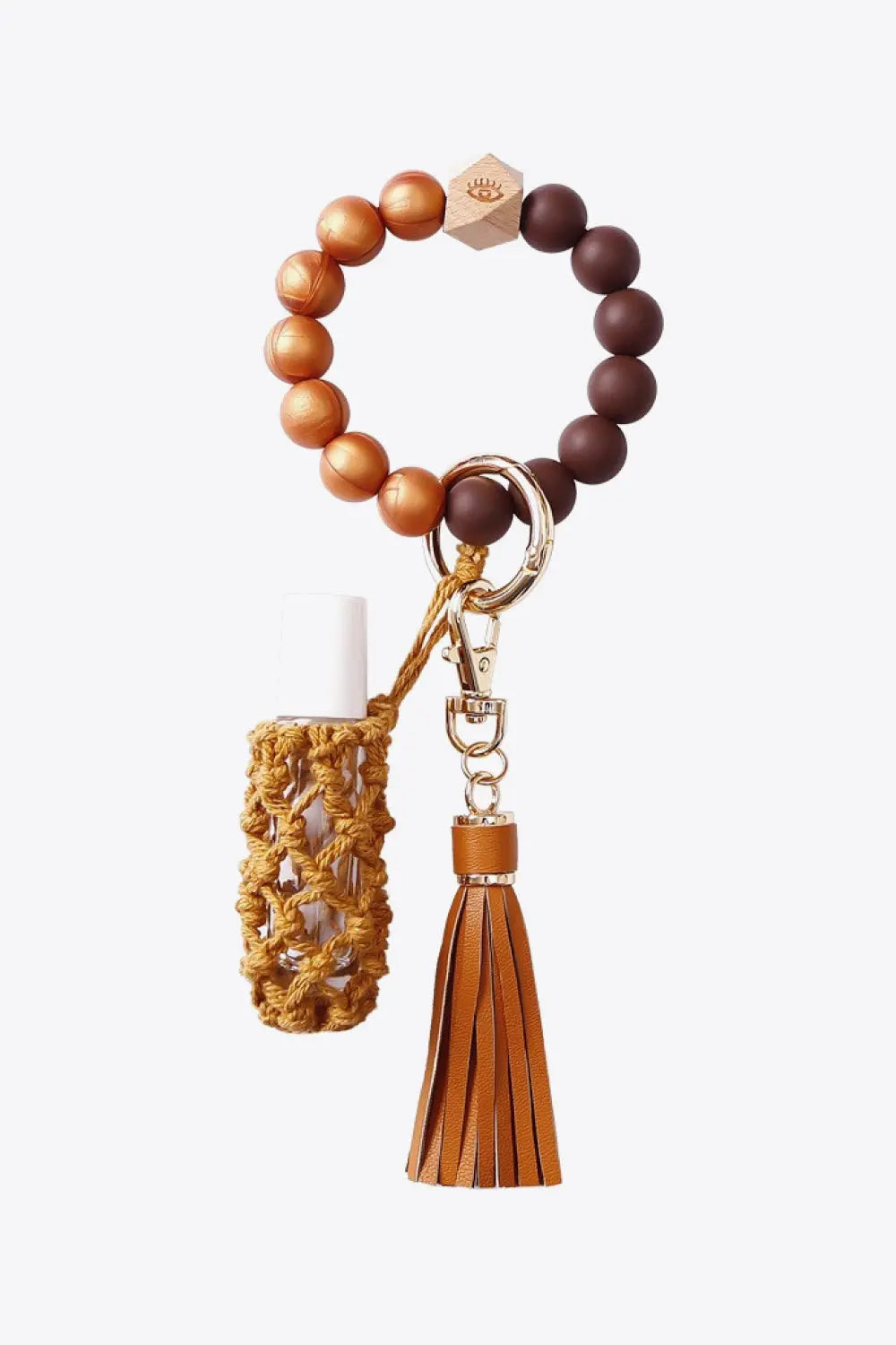 Evil Eye Beaded Keychain with Tassel - Crystal Vibrations & Healing