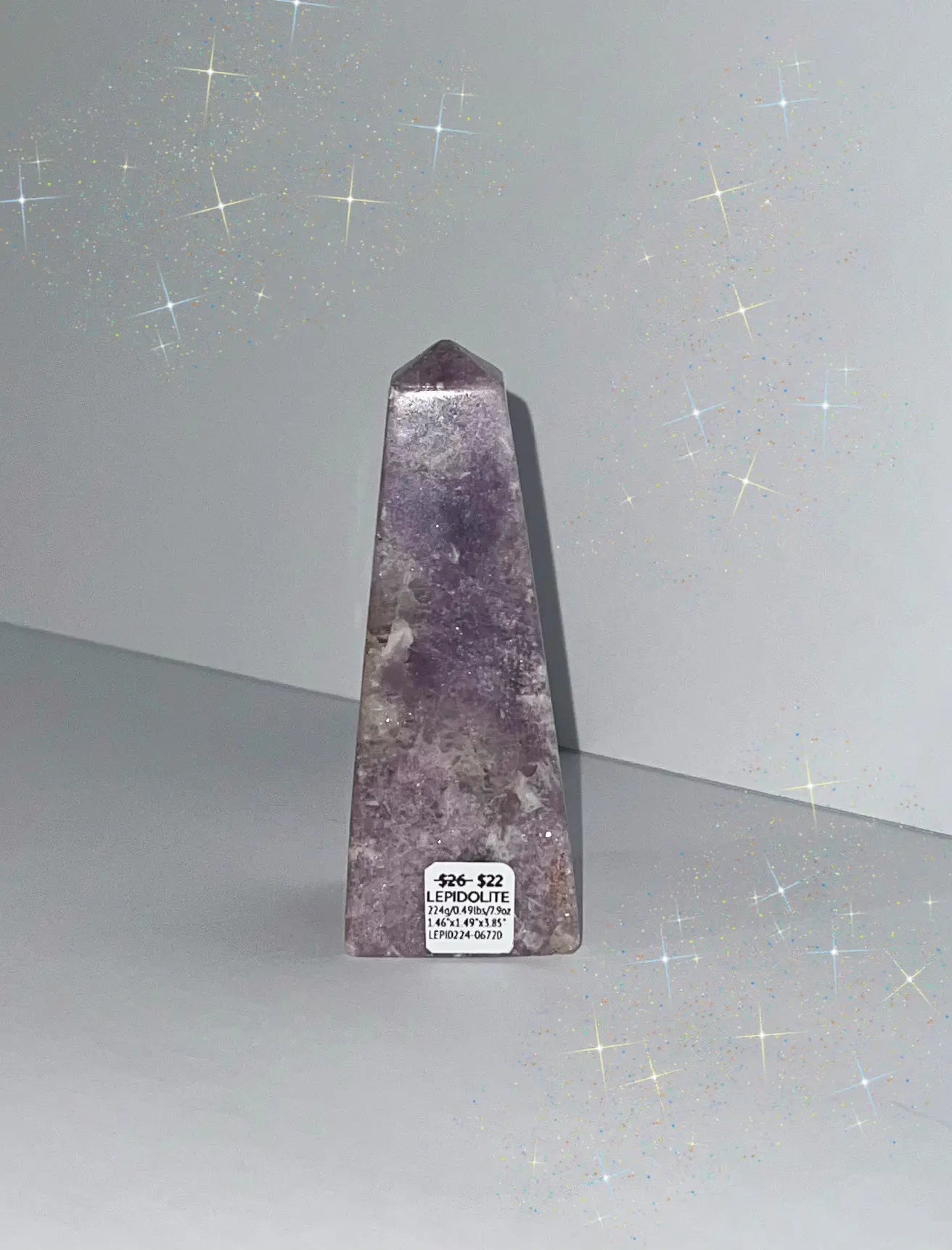 Lepidolite Obelisk Tower - Image #3