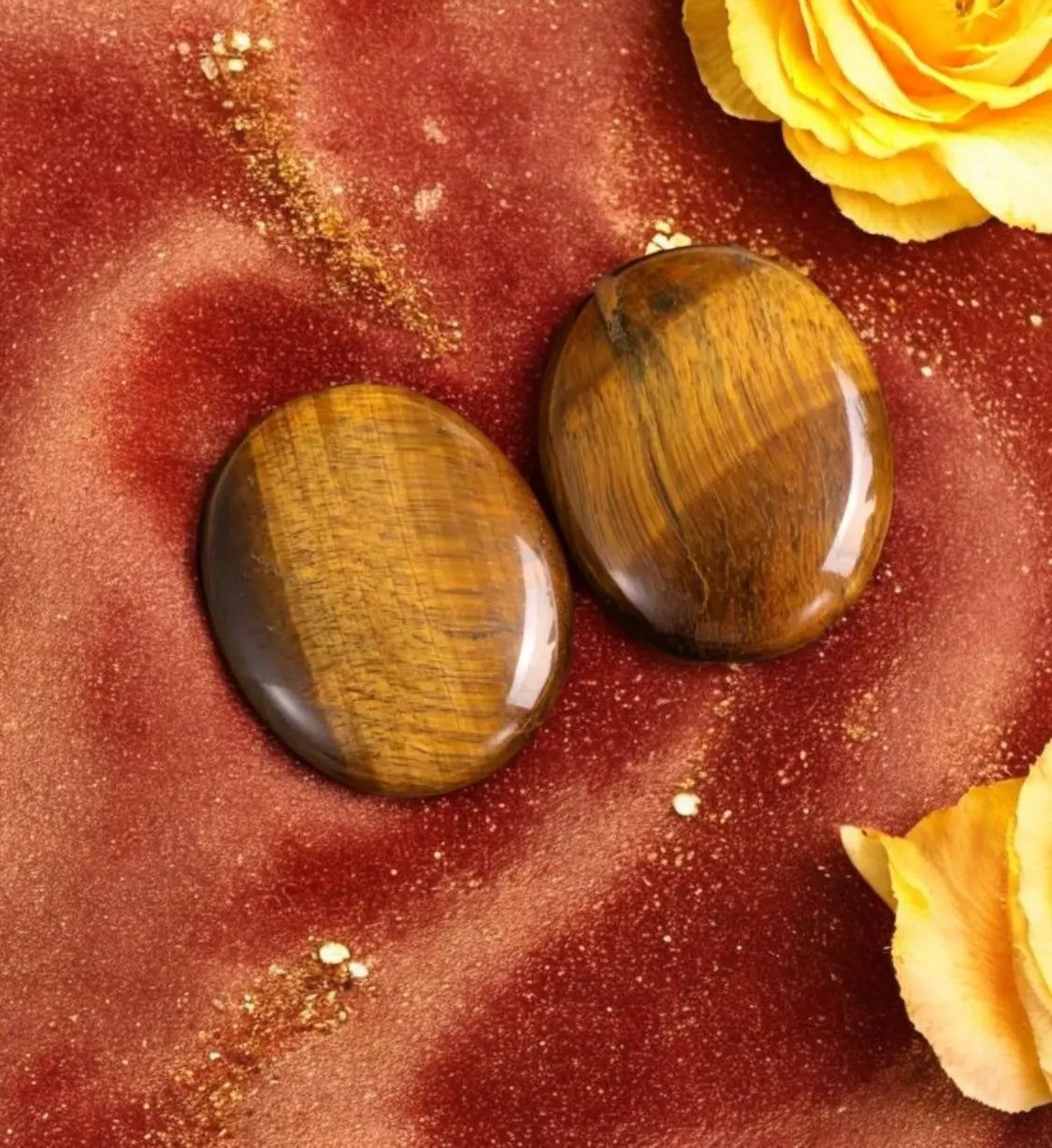 *Tiger Eye Palm Stone - Image #2