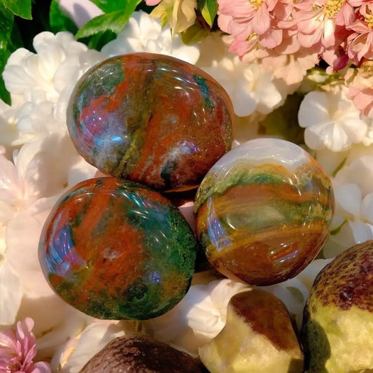 Ocean Jasper Palm Stone - Image #1