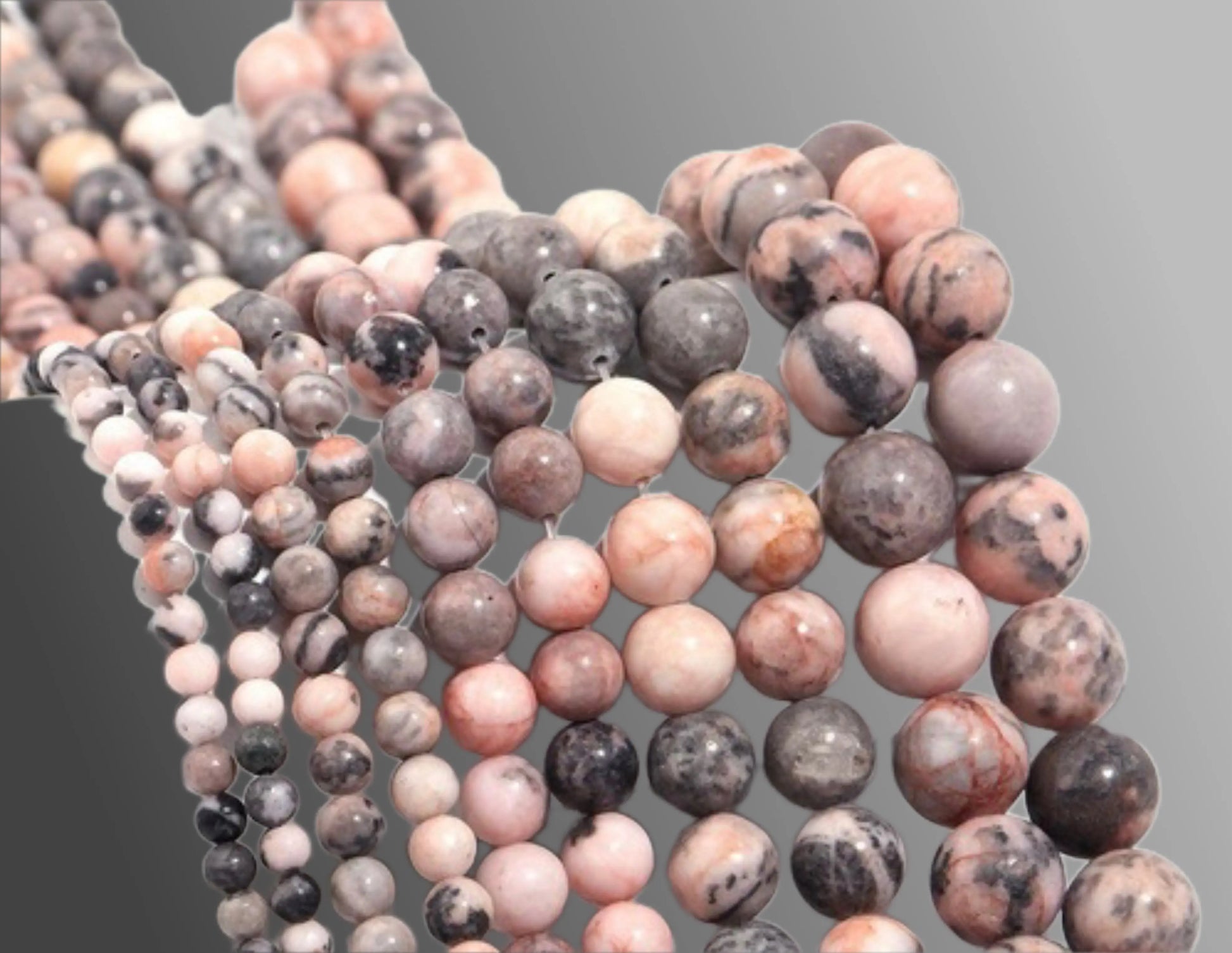 Pink Zebra Jasper Bracelet - Image #2