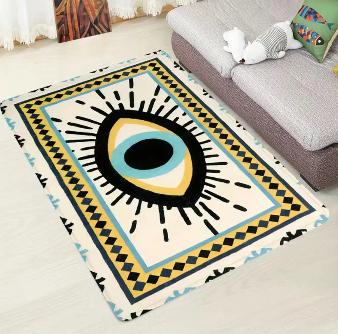 Evil Eye Floor Mat - Image #1