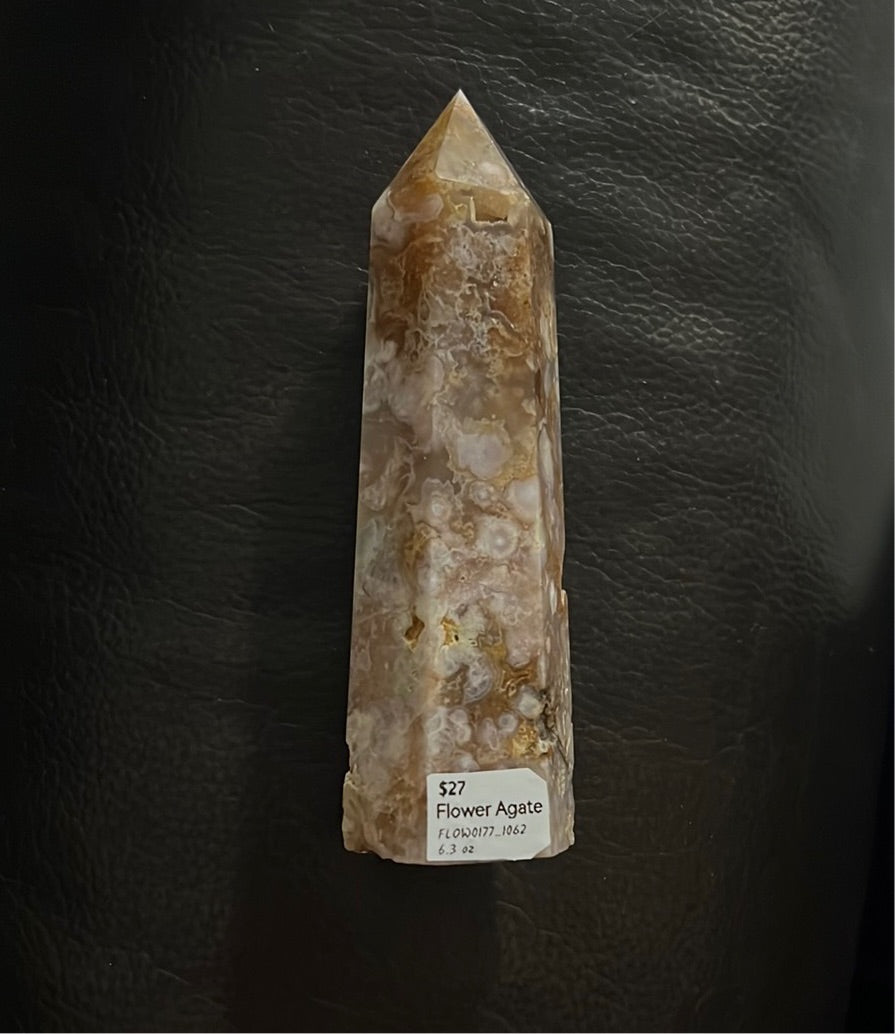 Flower Agate Tower Obelisk