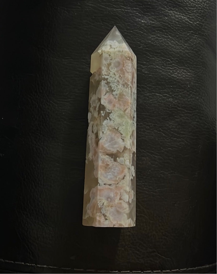 Flower Agate Tower Obelisk