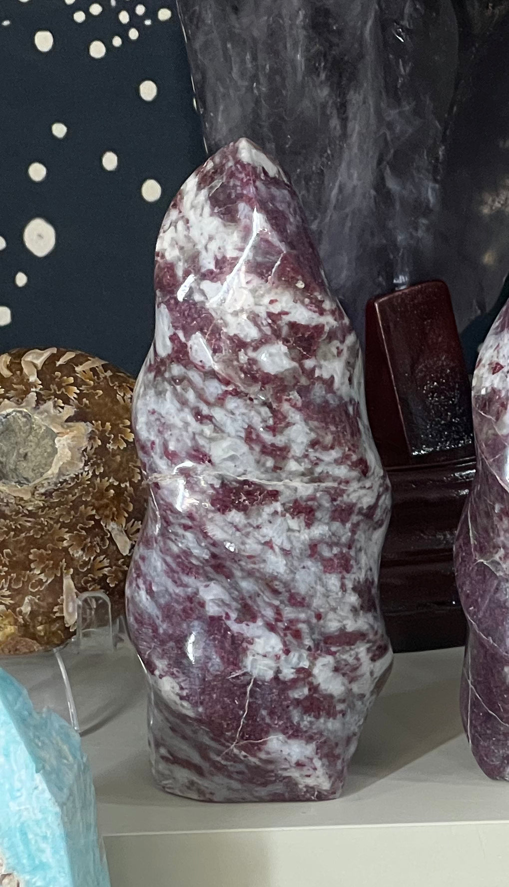 PINK TOURMALINE FLAME - Crystal Vibrations & Healing